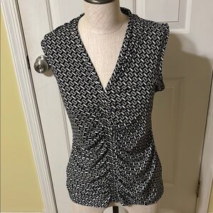 Black and White Women's Top